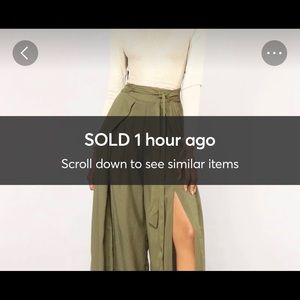 COPY - Woven Olive Pants